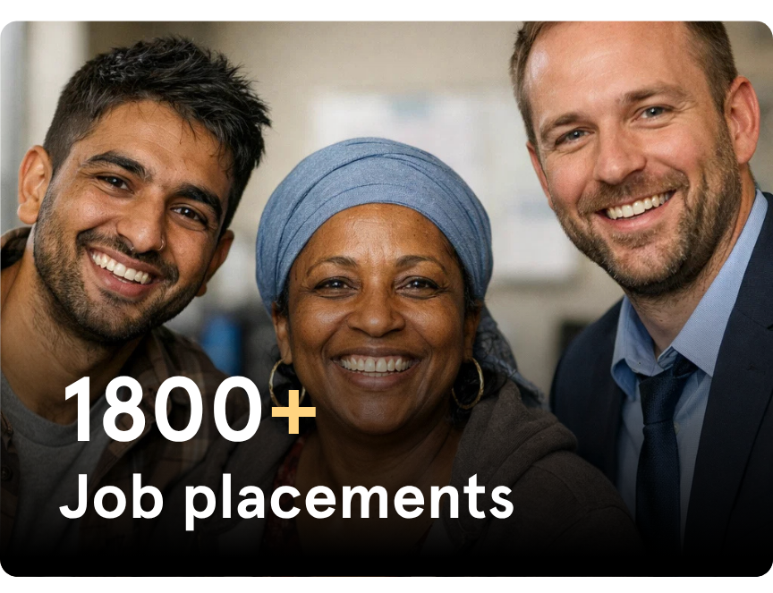 1800+ succesful job placements with socialbee