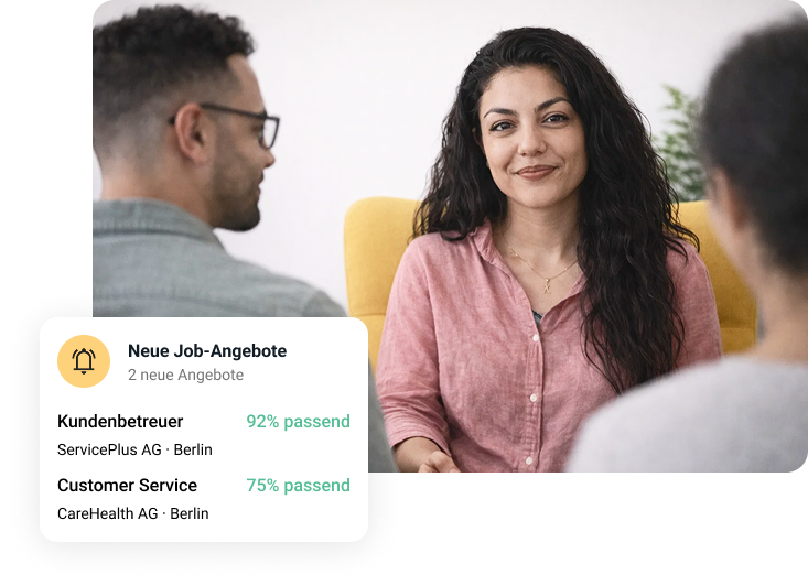 Passende Stellenangebote über socialbee finden.