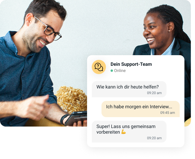 Direkte Unterstützung durch das socialbee-Team erhalten.